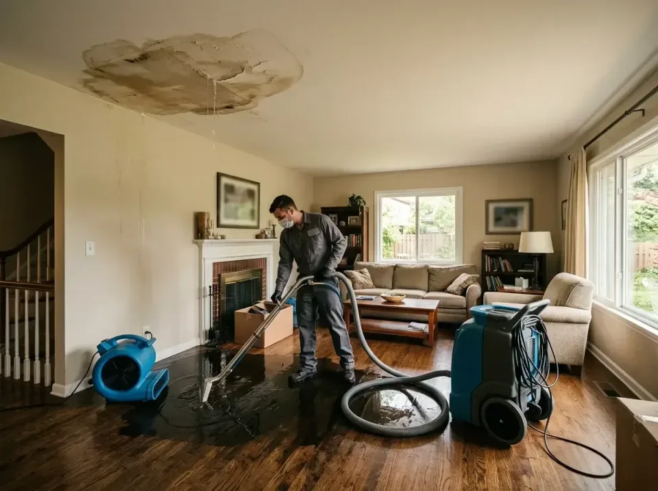 attic-pipe-burst-ceiling-drip-008 — frequently asked questions, Water Damage Restoration & Carpet Care in Jefferson, WI